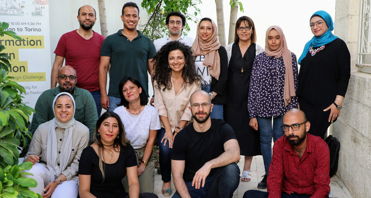 Workshop participants group photo — Amman Design Week 2019