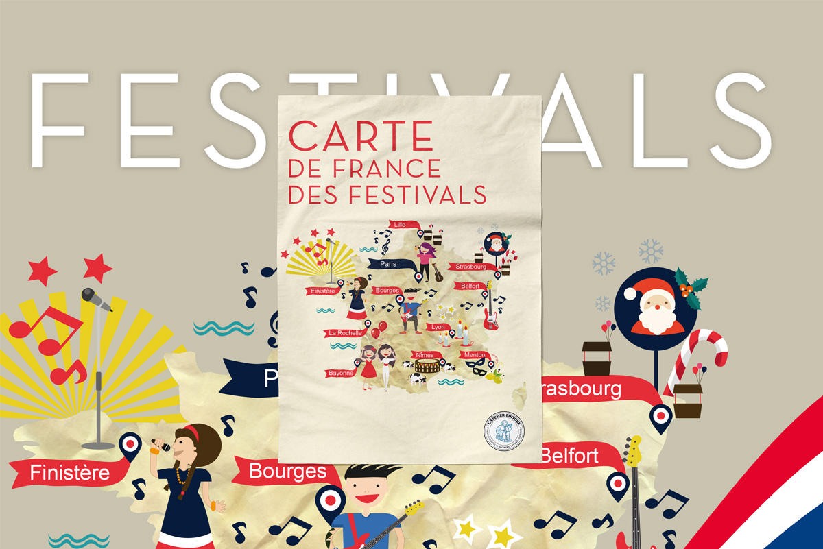 Carte de France des Festivals — festival map