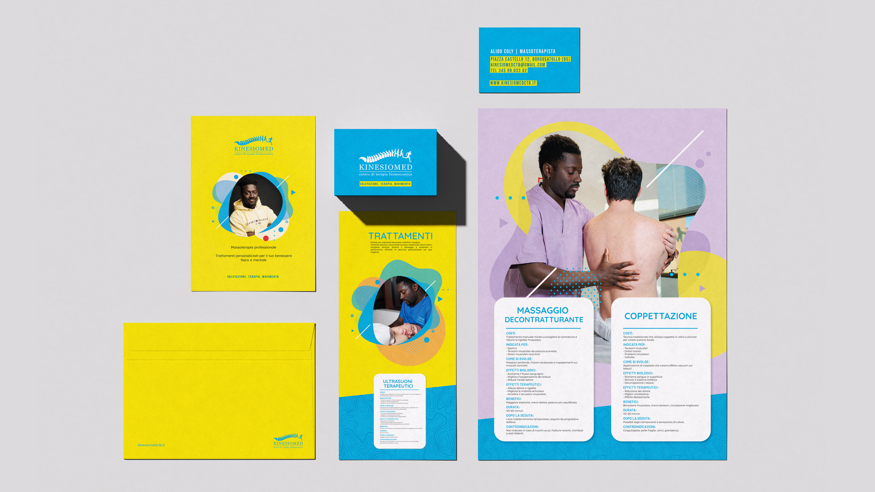 Kinesiomed CTB — Complete brand identity system